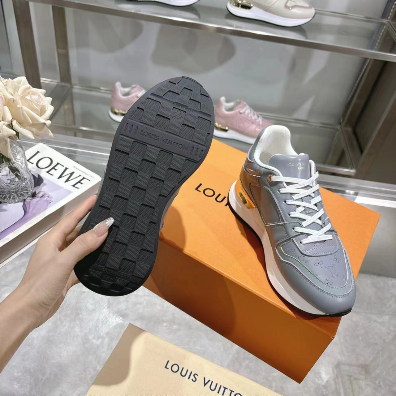 Louis Vuitton LV Run Away Sneaker - Grey