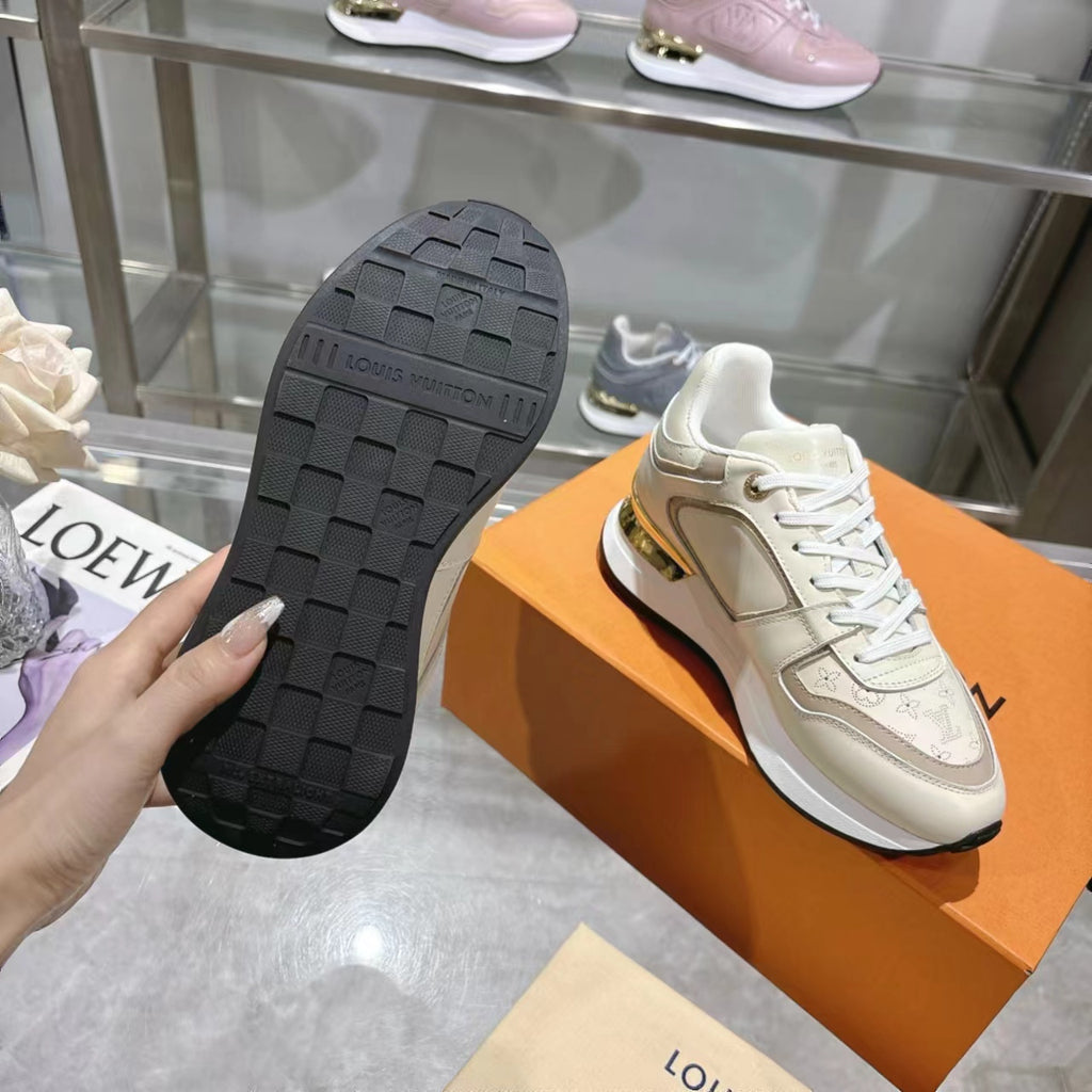 Louis Vuitton LV Run Away Sneaker - Cream/Gold