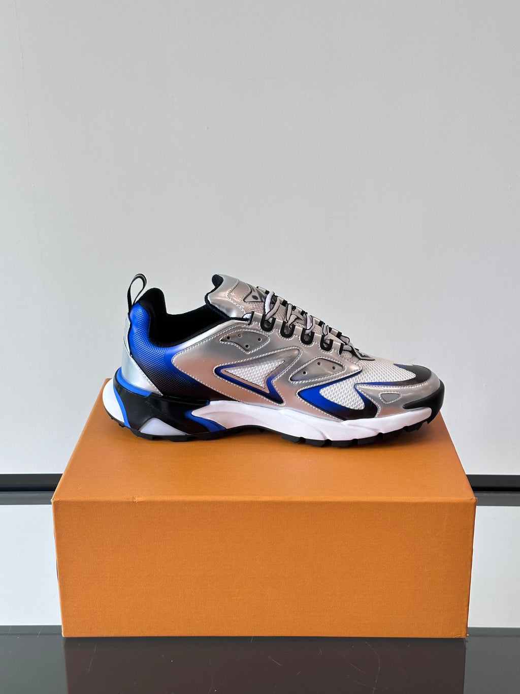 Louis Vuitton LV Run Away Pulse Sneaker - Grey/Blue