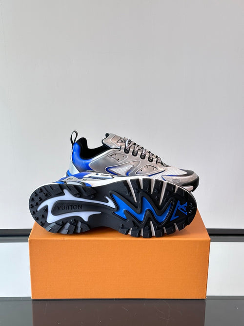 Louis Vuitton LV Run Away Pulse Sneaker - Grey/Pink