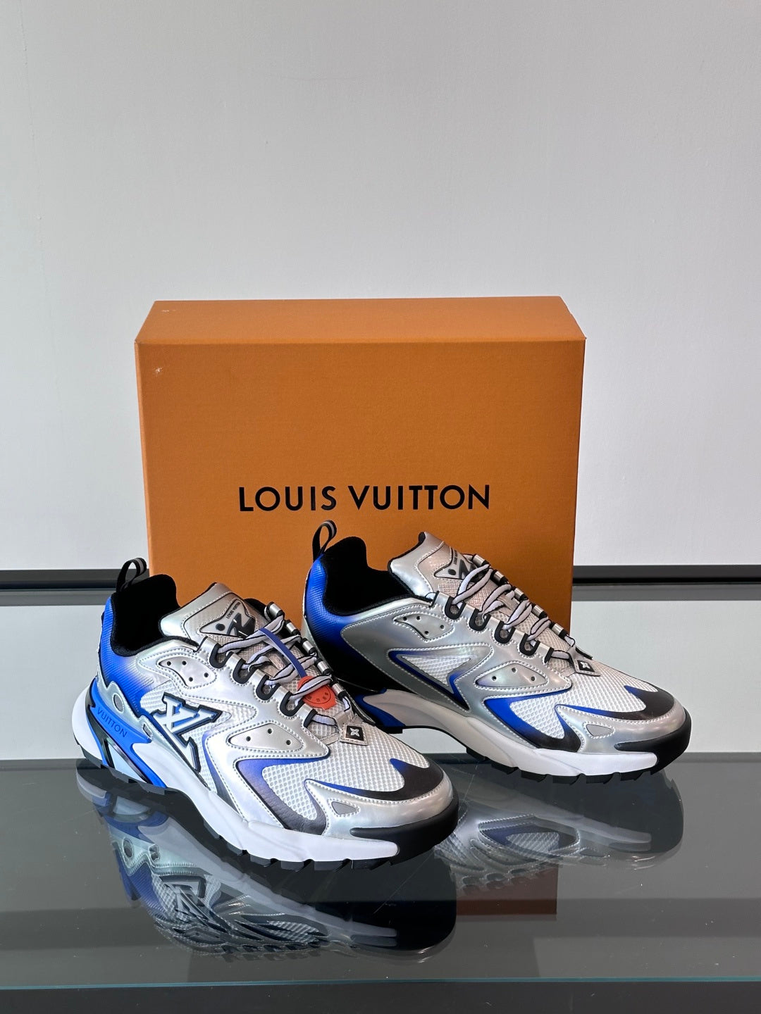 Louis Vuitton LV Run Away Pulse Sneaker - Grey/Pink