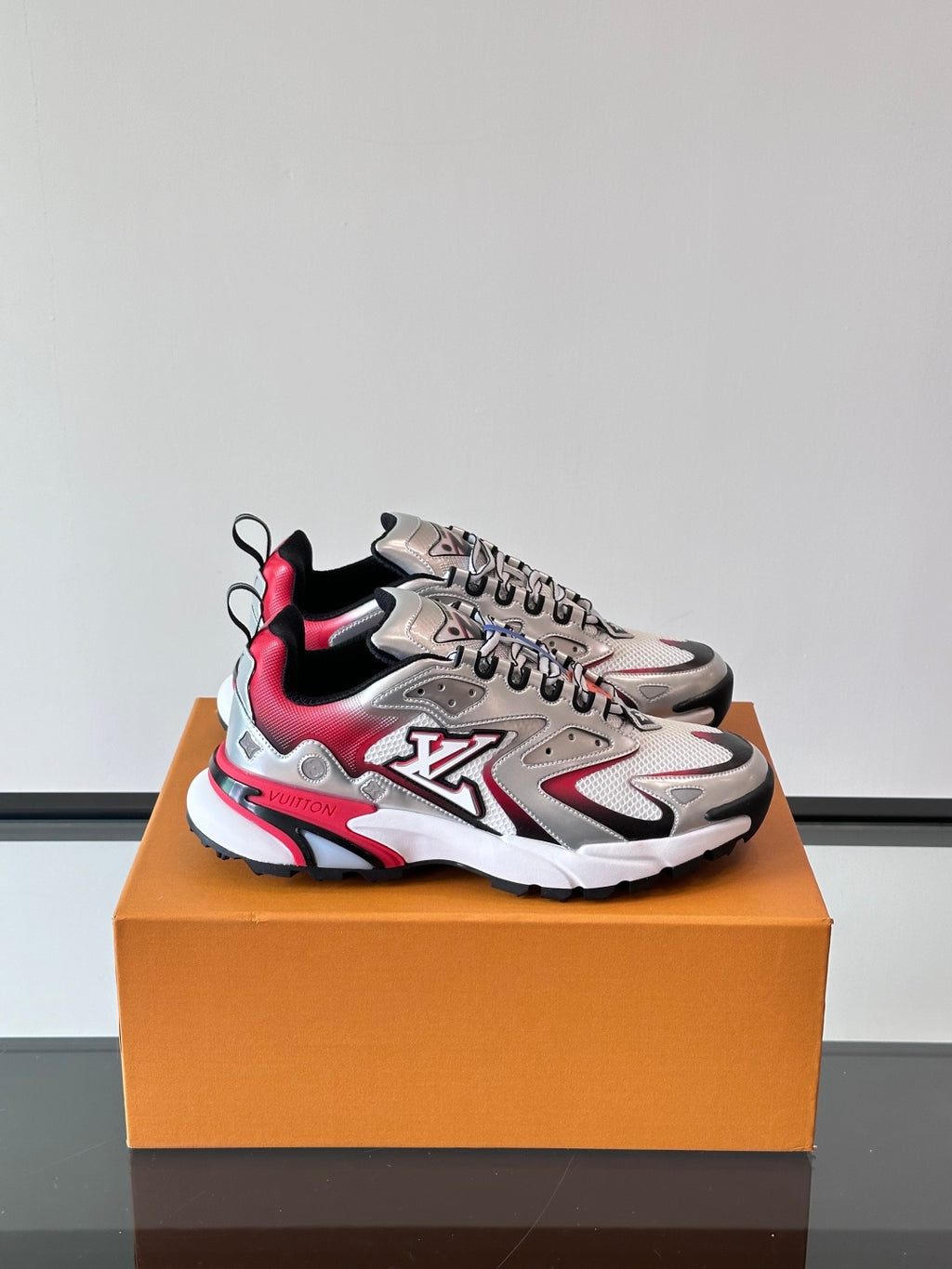 Louis Vuitton LV Run Away Pulse Sneaker - Grey/Blue