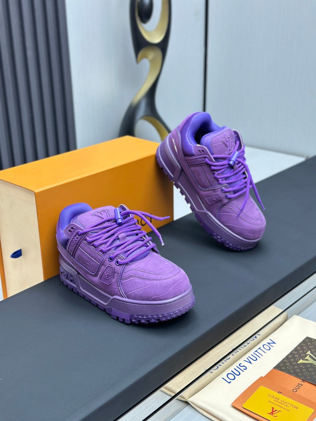 Louis Vuitton LV Trainer Sneaker - Purple