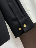 Louis Vuitton Black Monogram Embroidered Dress Shirt