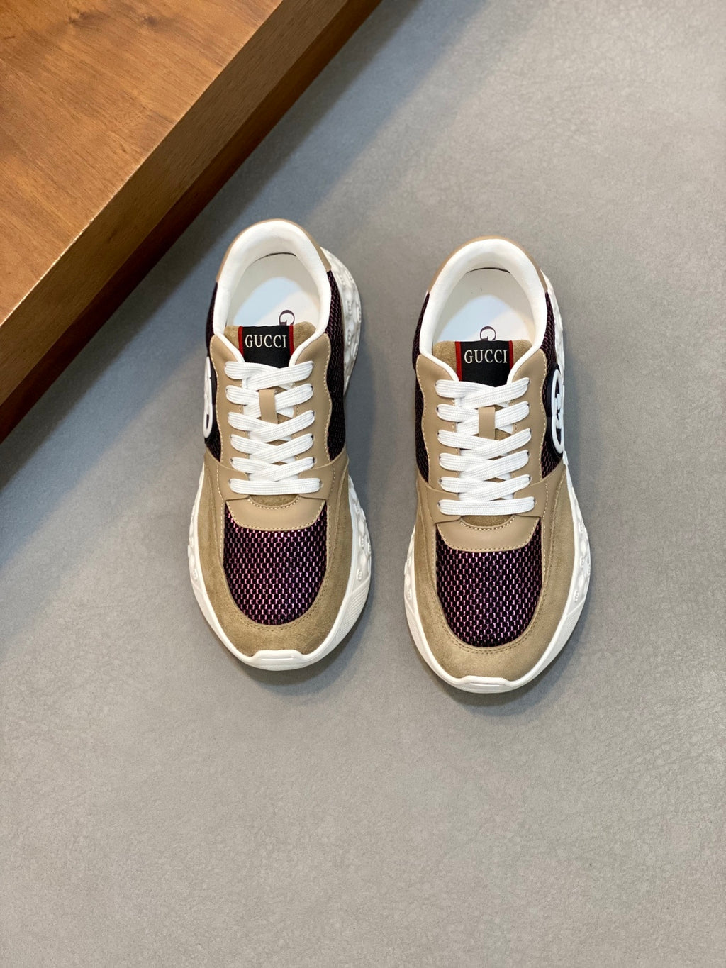 Gucci Interlocking G Mesh Sneakers