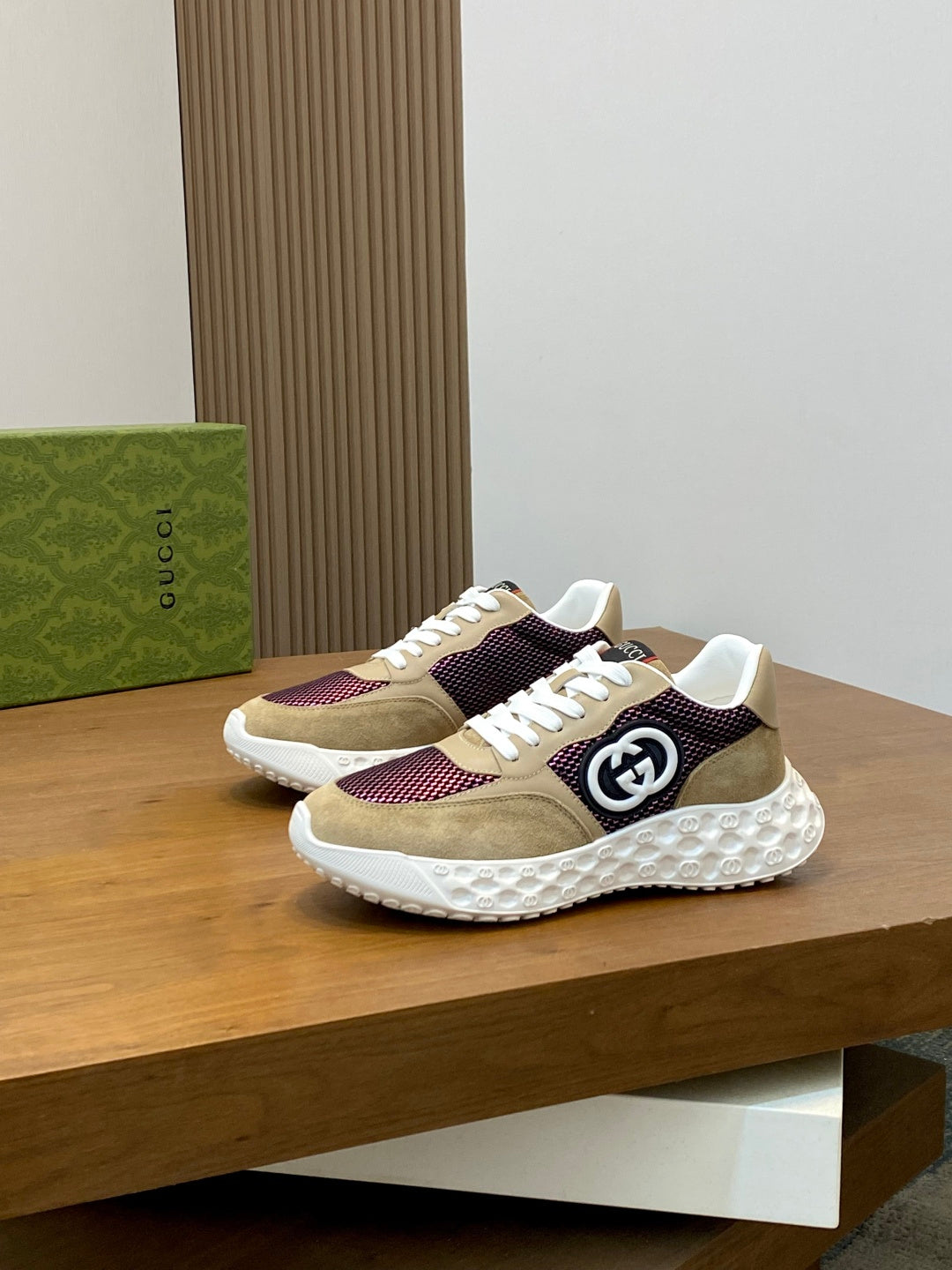 Gucci Interlocking G Mesh Sneakers