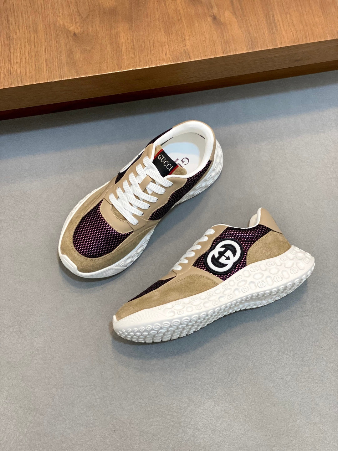 Gucci Interlocking G Mesh Sneakers