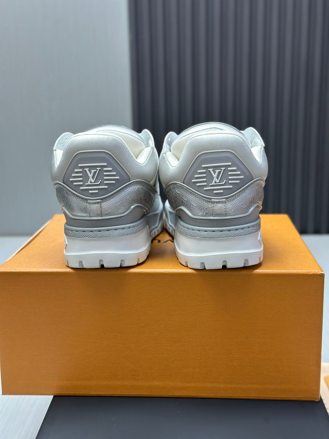 Louis Vuitton LV Trainer Sneaker - Silver Metallic