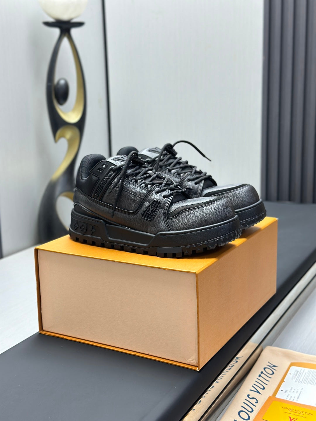 Louis Vuitton LV Trainer Sneaker - All Black