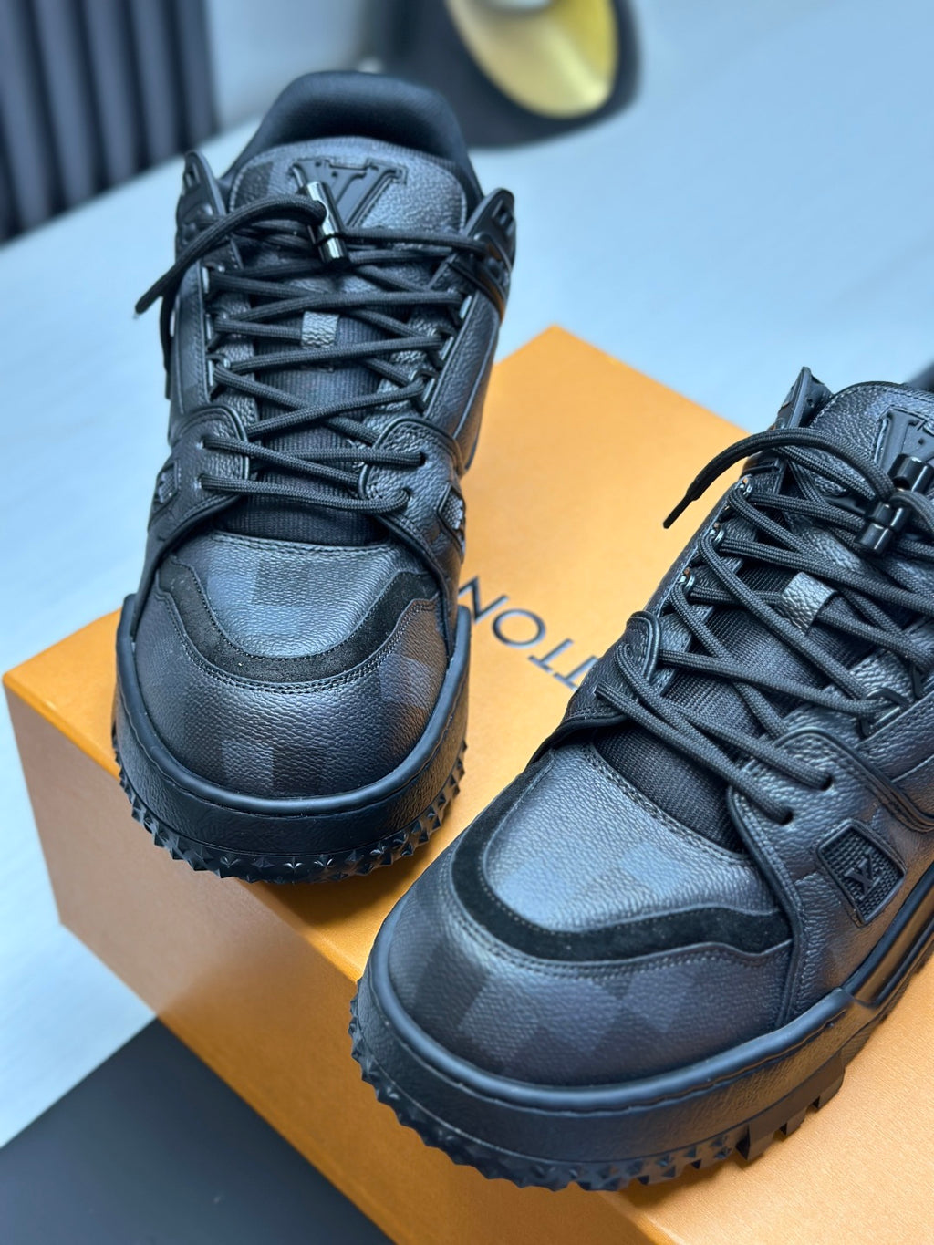 Louis Vuitton LV Trainer Sneaker - All Black