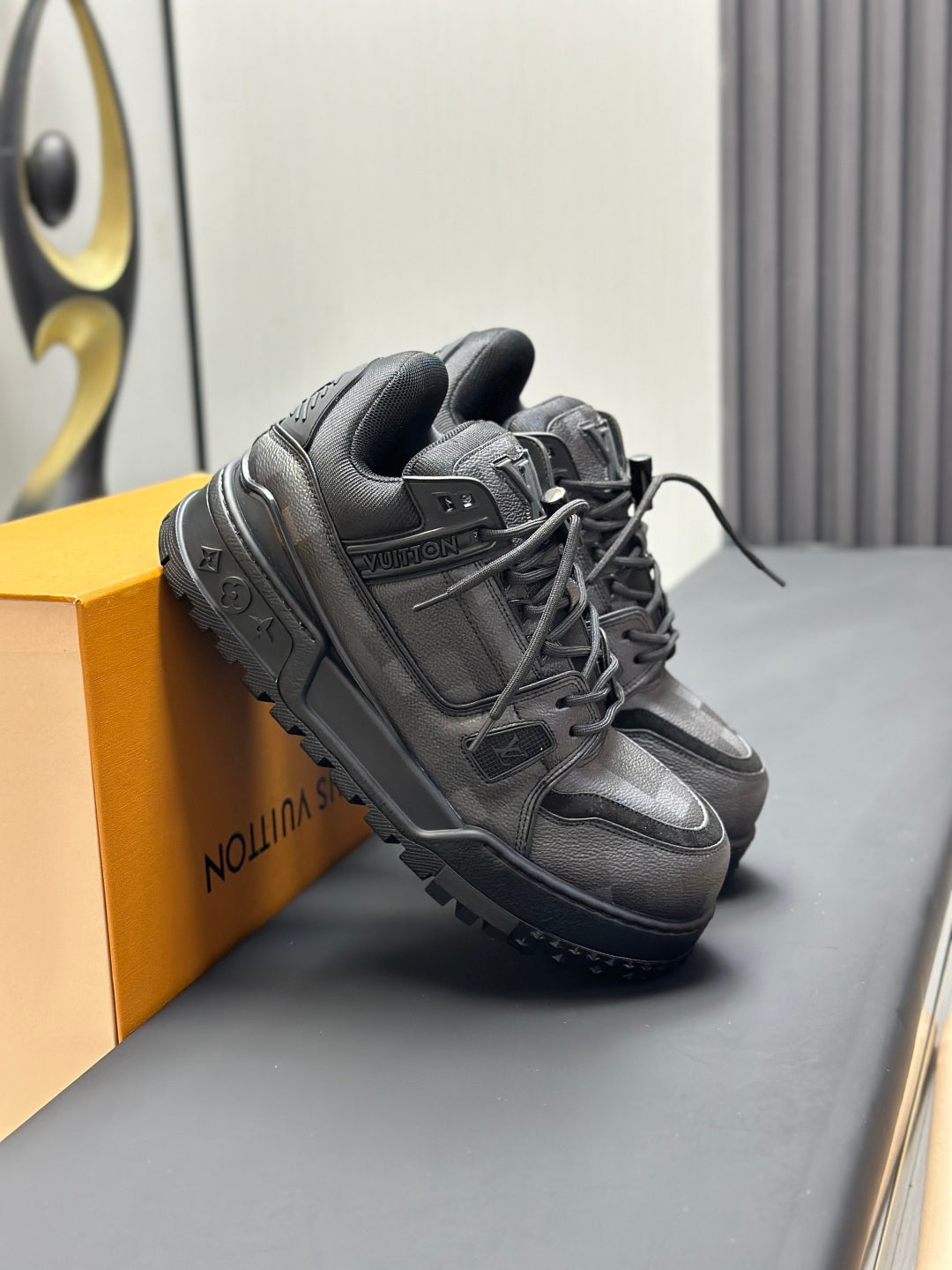 Louis Vuitton LV Trainer Sneaker - All Black