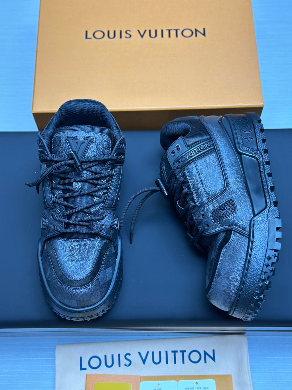 Louis Vuitton LV Trainer Sneaker - All Black