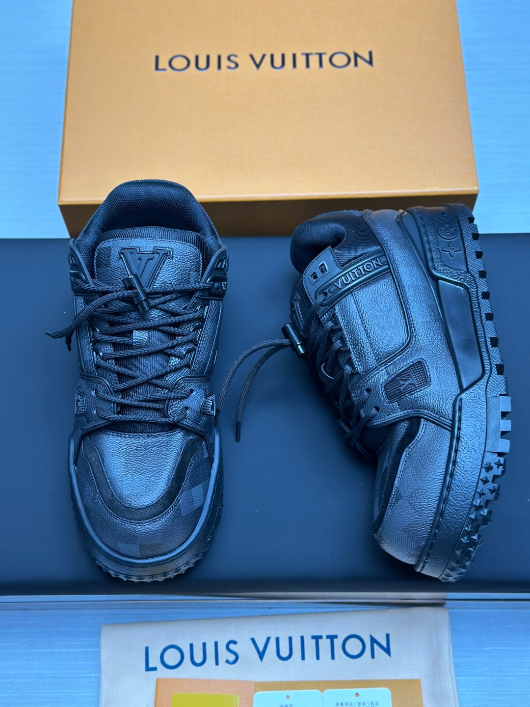 Louis Vuitton LV Trainer Sneaker - All Black