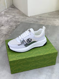 Gucci GG Logo White Leather Sneakers