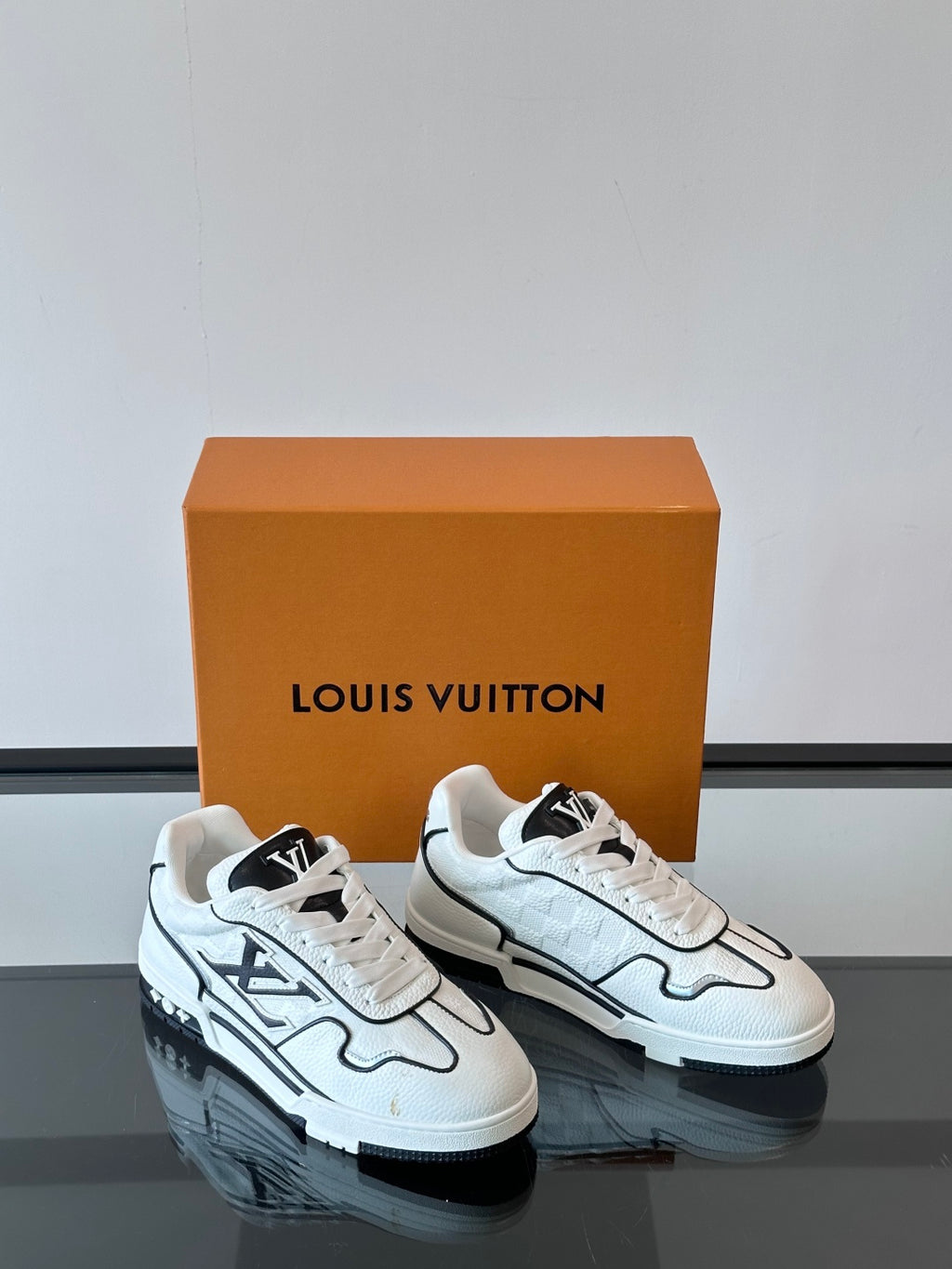 Louis Vuitton LV Trainer Sneaker - White Blue