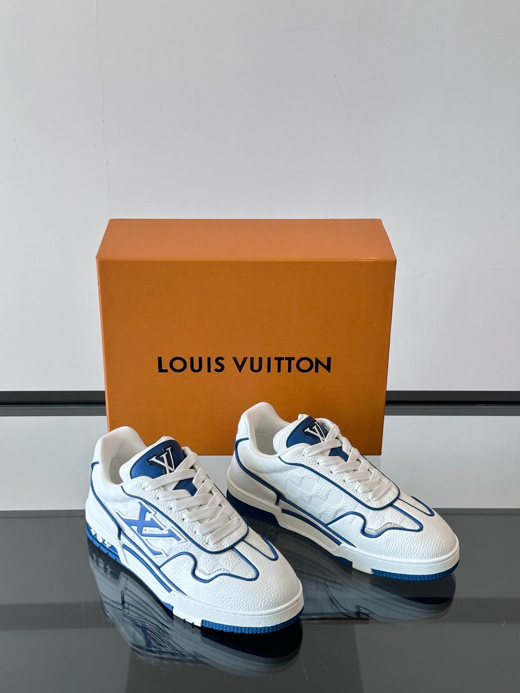Louis Vuitton LV Trainer Sneaker White Green