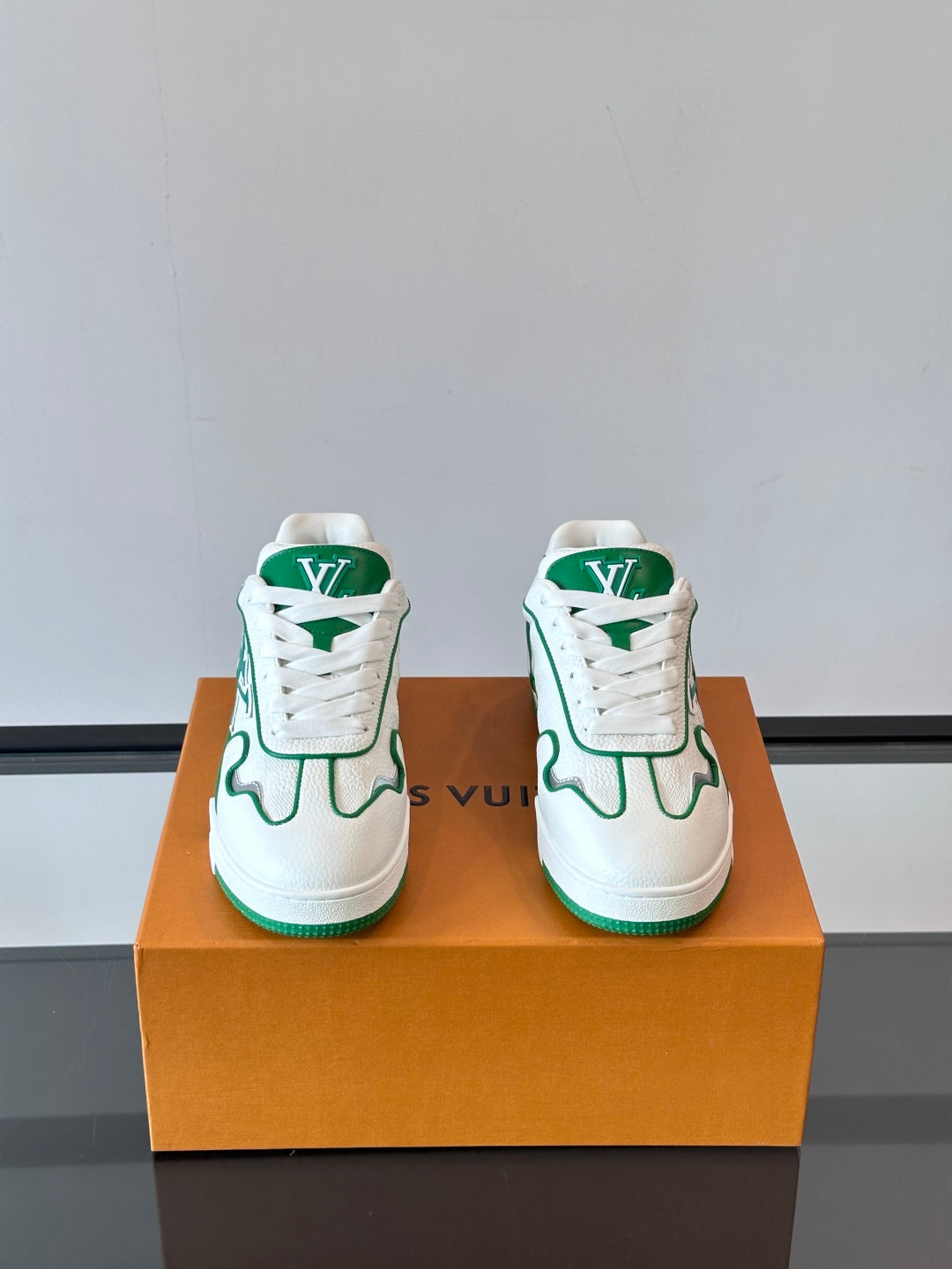 Louis Vuitton LV Trainer Sneaker White Green