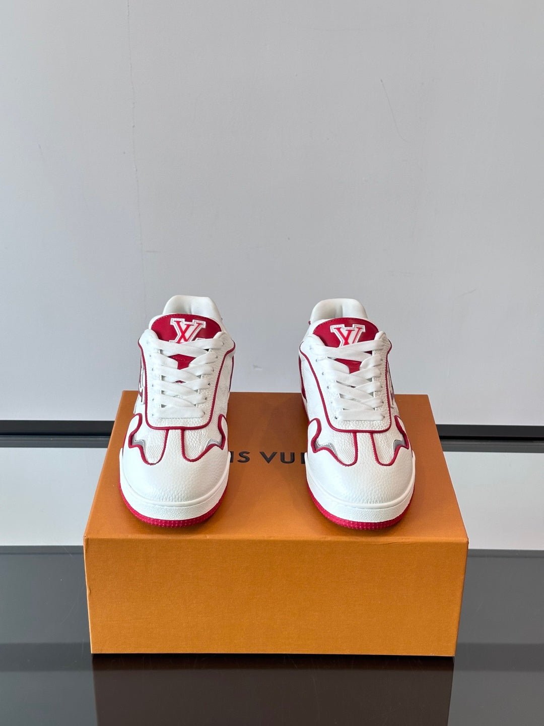 Louis Vuitton LV Trainer Sneaker - White/Red