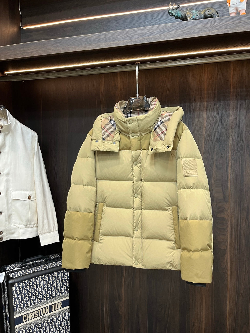 Burberry Detachable Hood Puffer Jacket