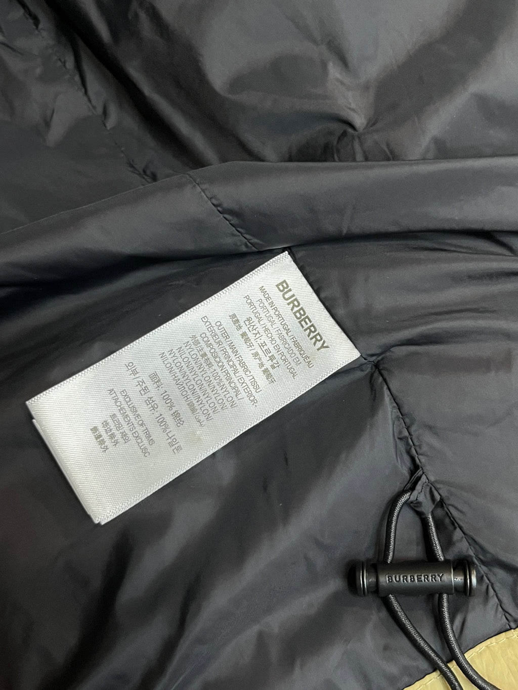 Burberry Detachable Hood Puffer Jacket