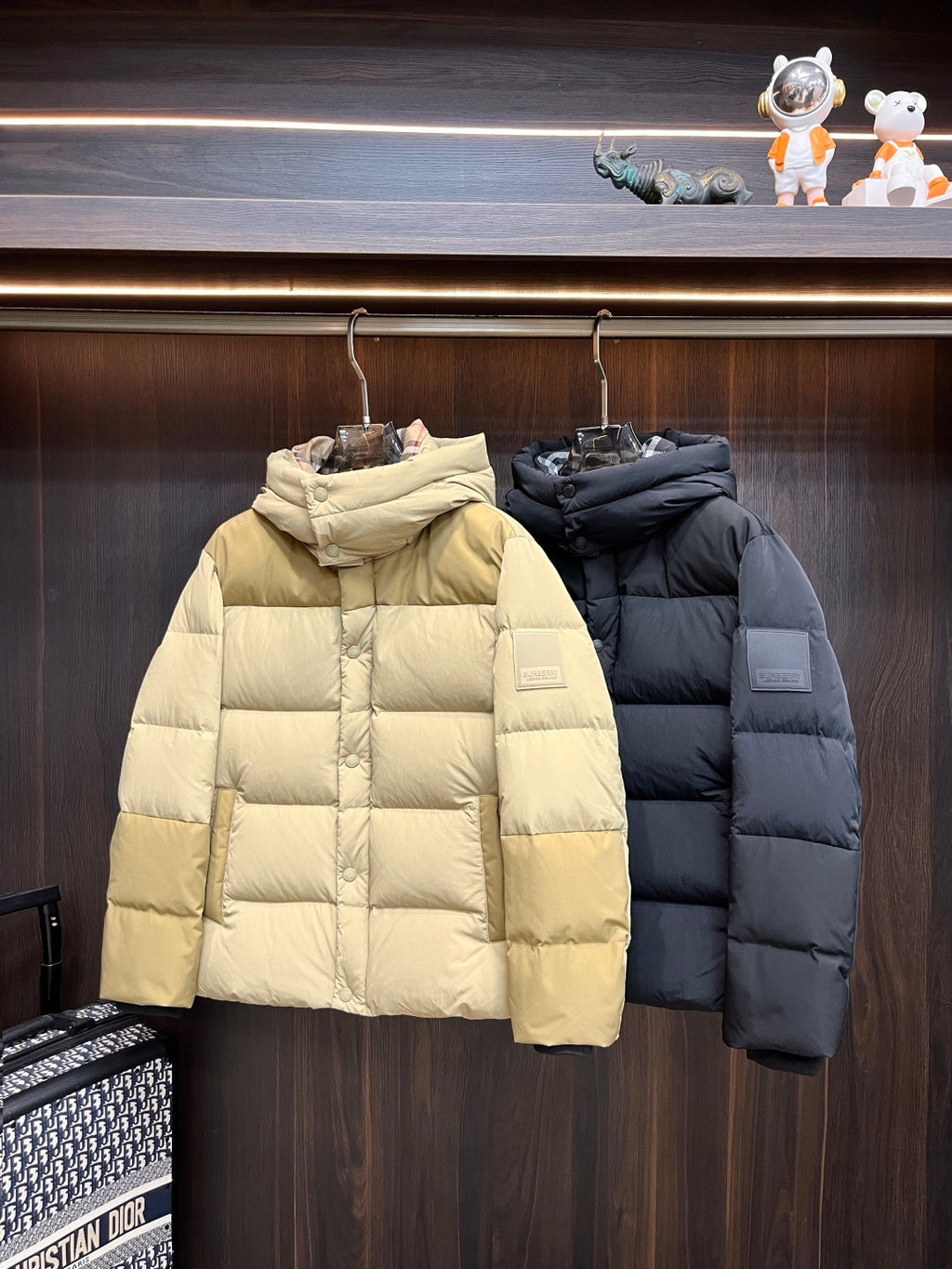 Burberry Detachable Hood Puffer Jacket