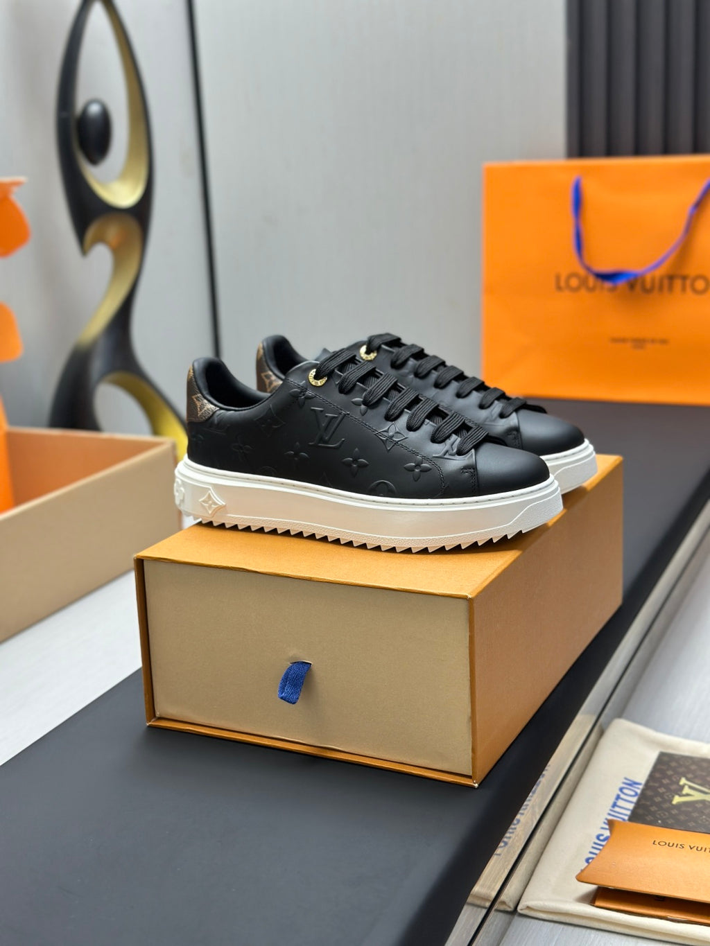 Louis Vuitton Time Out Sneaker - Black