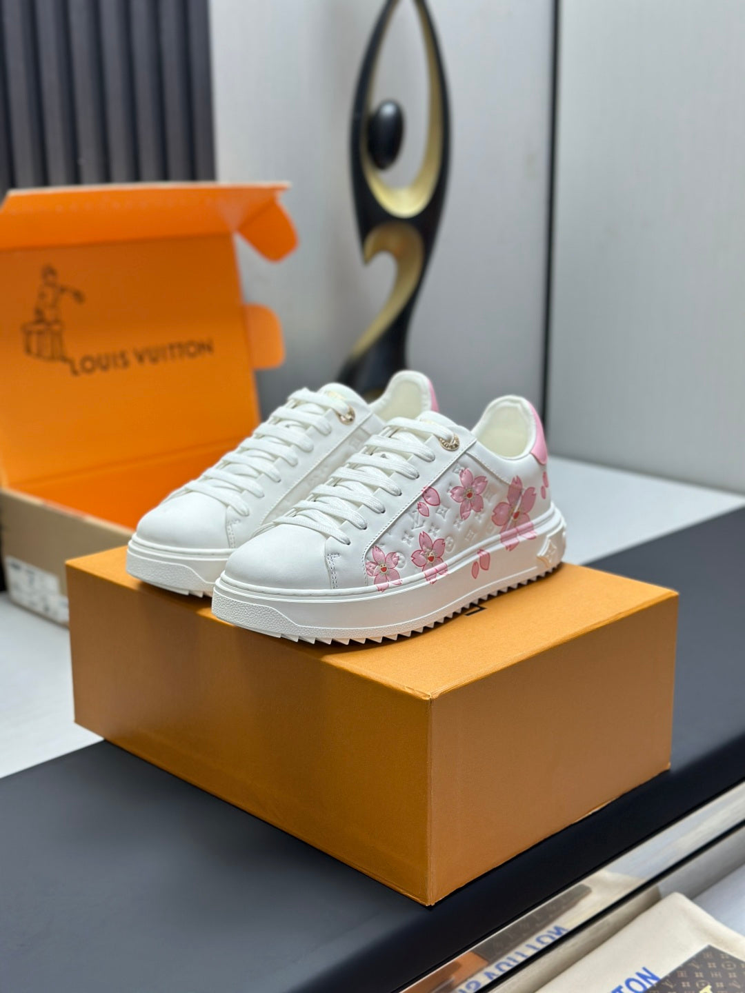 Louis Vuitton Time Out Sneaker - White/Beige