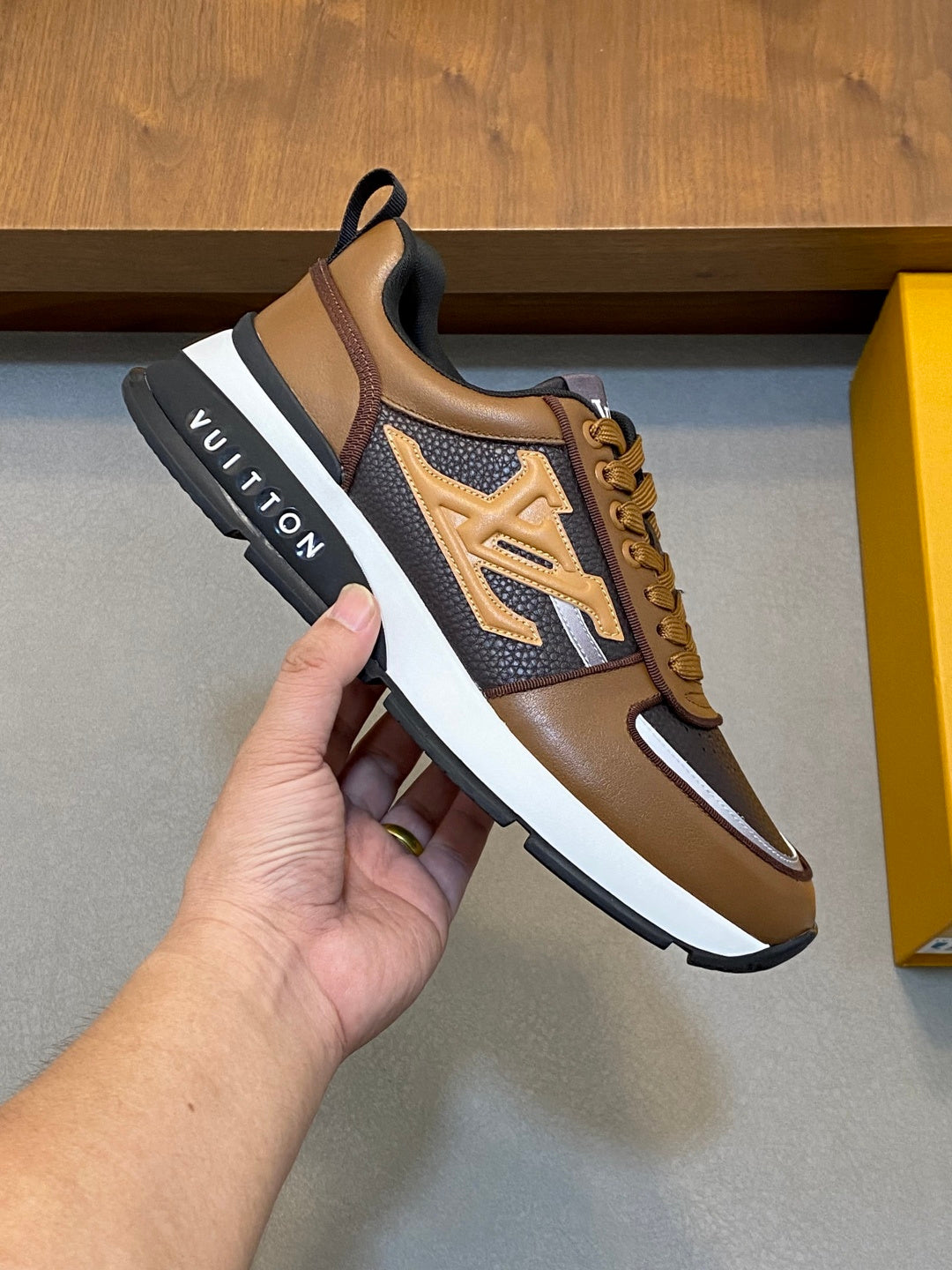 Louis Vuitton Run Away Sneaker - Brown/Tan