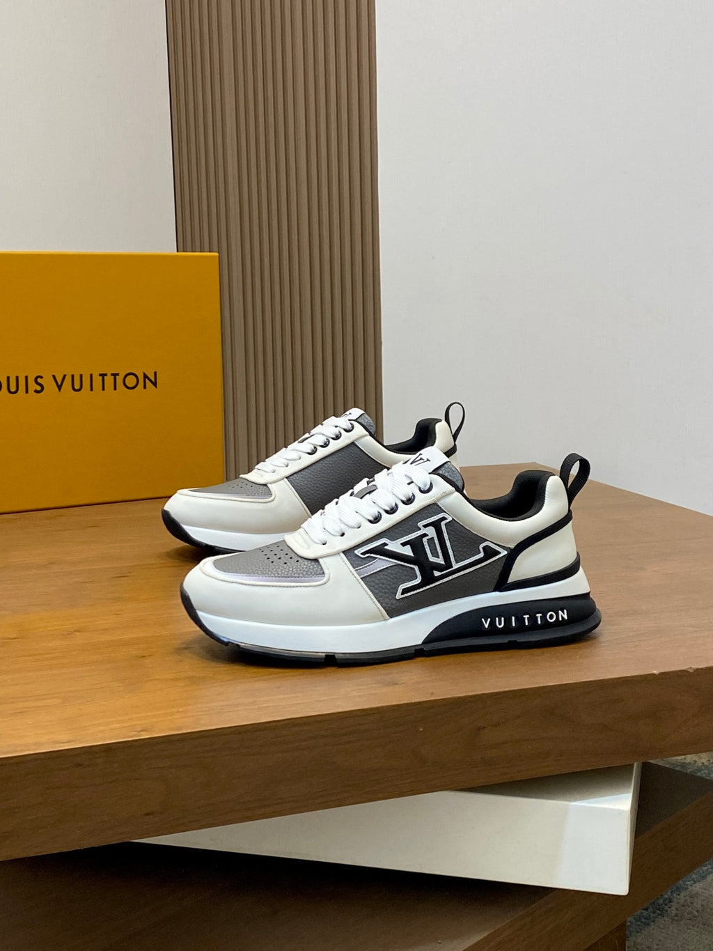 Louis Vuitton Run Away Sneaker - White/Black/Grey