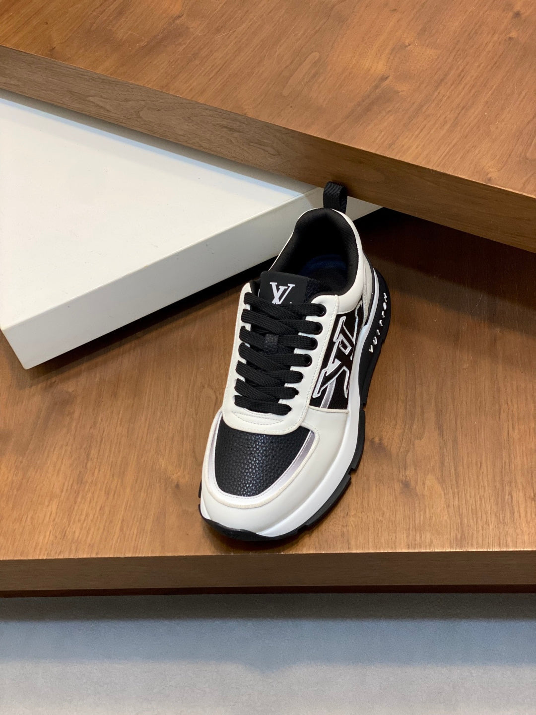 Louis Vuitton Run Away Sneaker - White/Black/Grey
