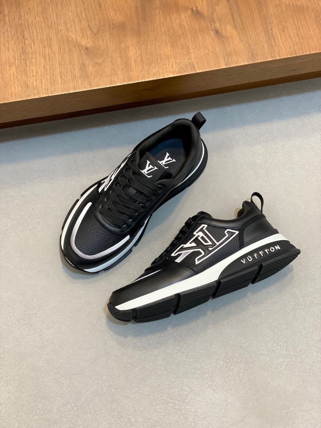 Louis Vuitton Run Away Sneaker - Black/White