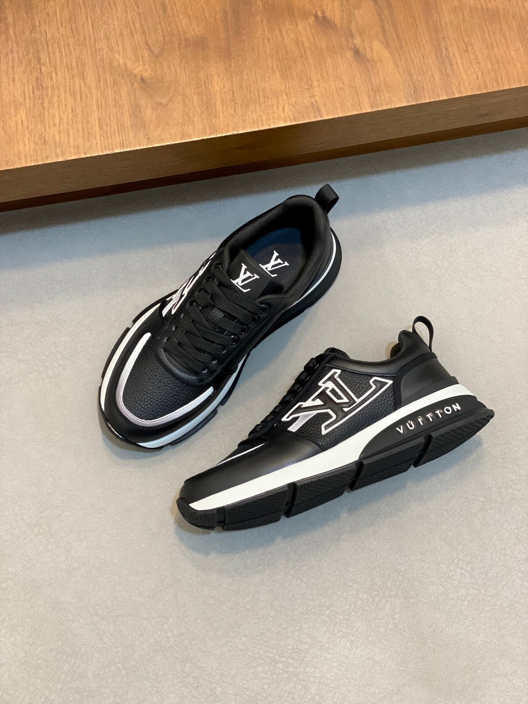 Louis Vuitton Run Away Sneaker - Black/White