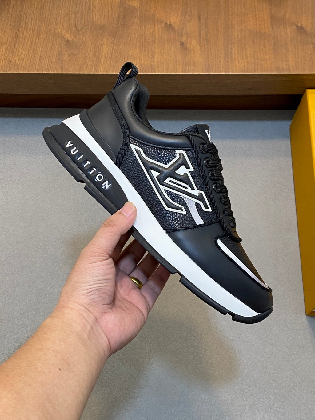 Louis Vuitton Run Away Sneaker - Black/White