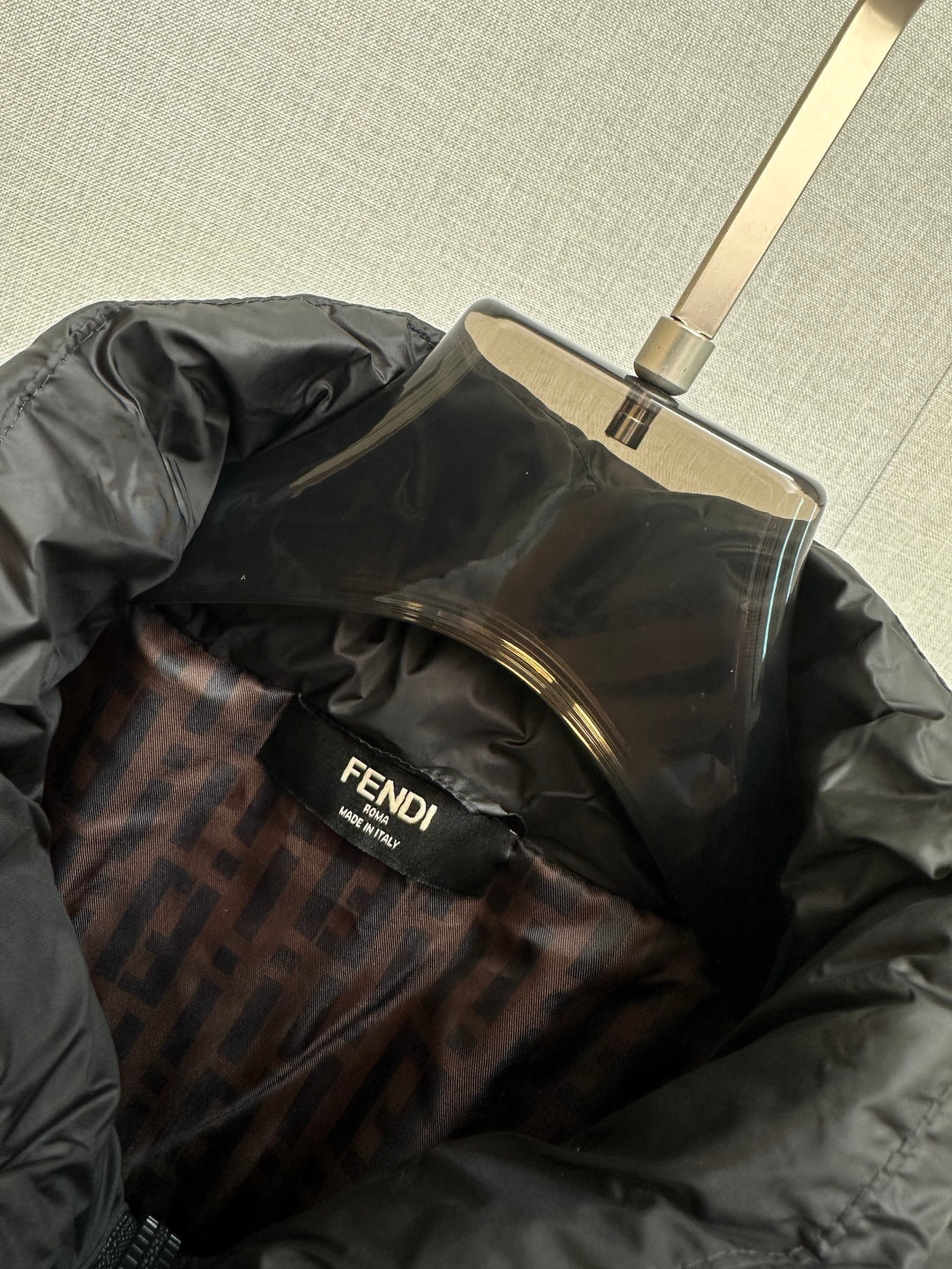 Fendi Black Puffer Jacket