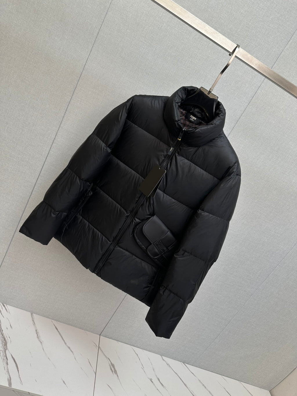 Fendi Black Puffer Jacket