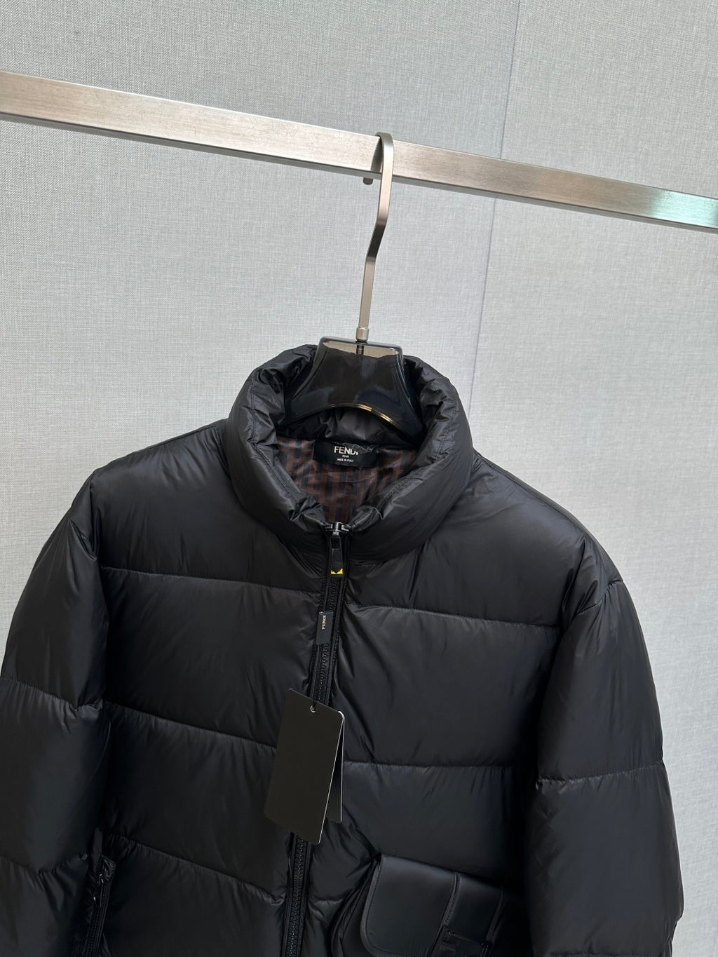Fendi Black Puffer Jacket