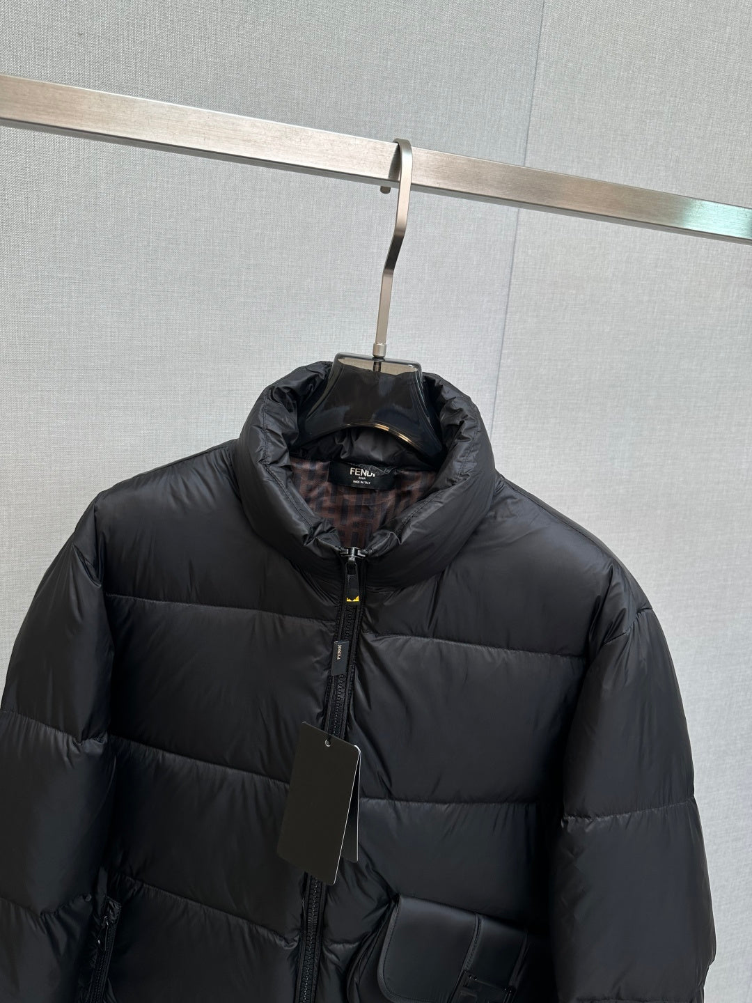 Fendi Black Puffer Jacket