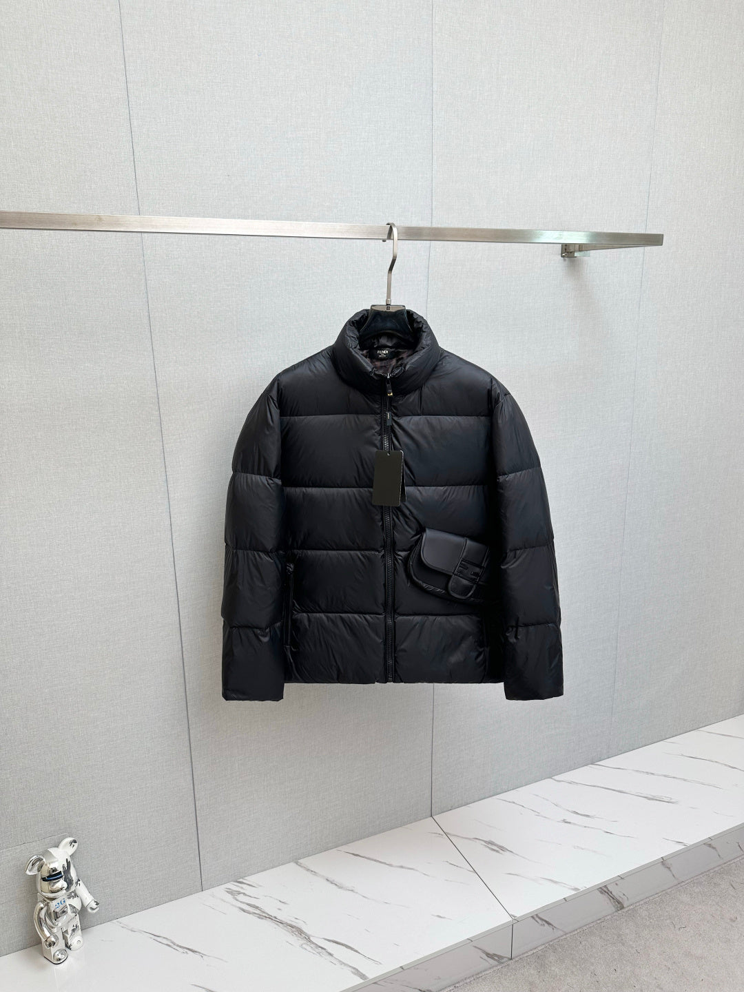 Fendi Black Puffer Jacket