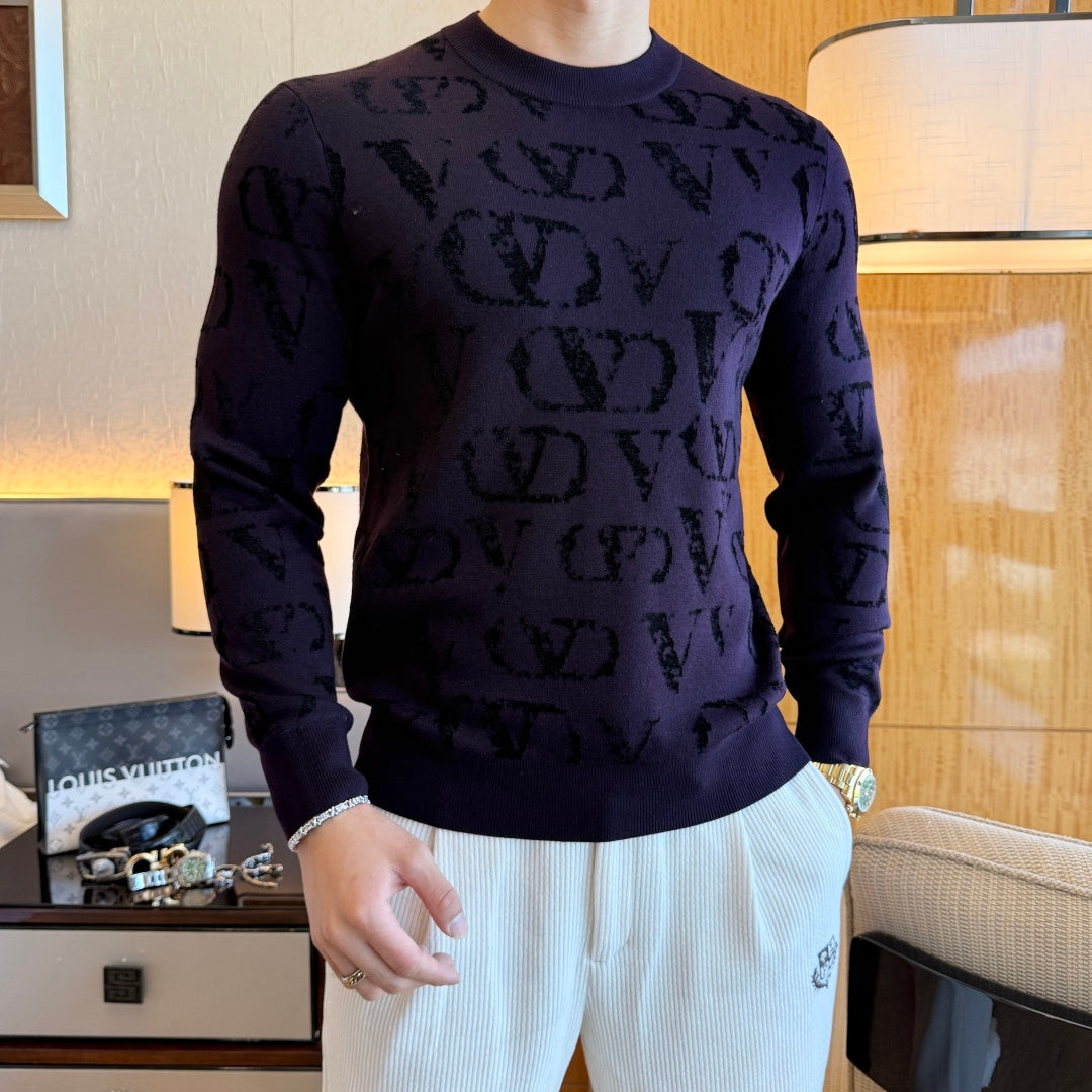 Valentino VLogo Signature Jacquard Sweatshirt