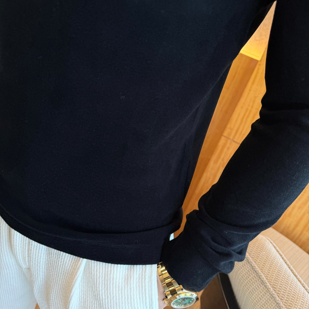 Dior Classic Embroidered Logo Sweater - Black