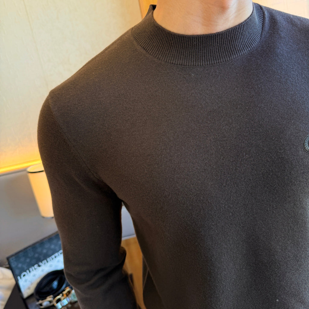 Dior CD Logo Bee Detail Sweater - Charcoal