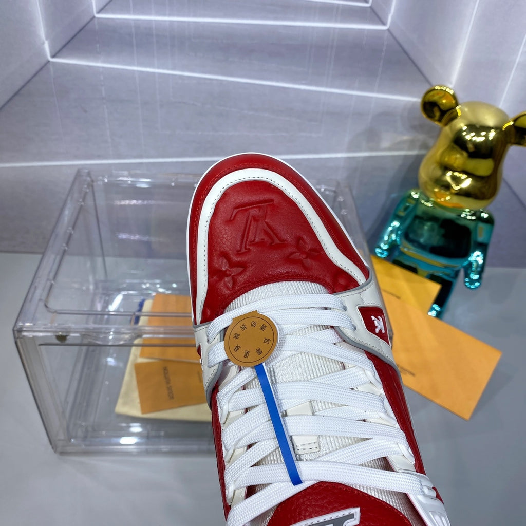 Louis Vuitton LV Trainer Sneaker - Red/White