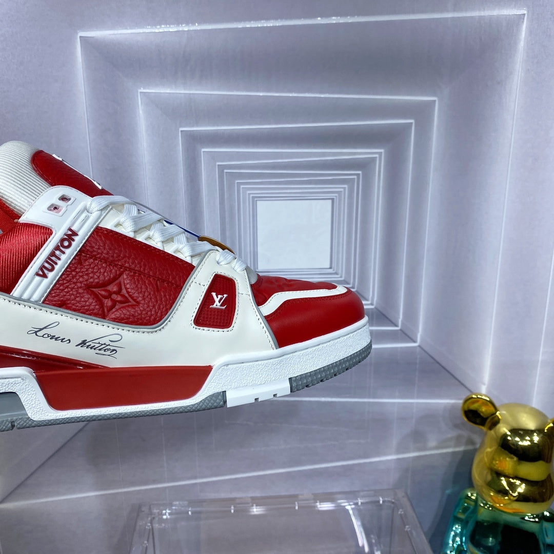 Louis Vuitton LV Trainer Sneaker - Red/White