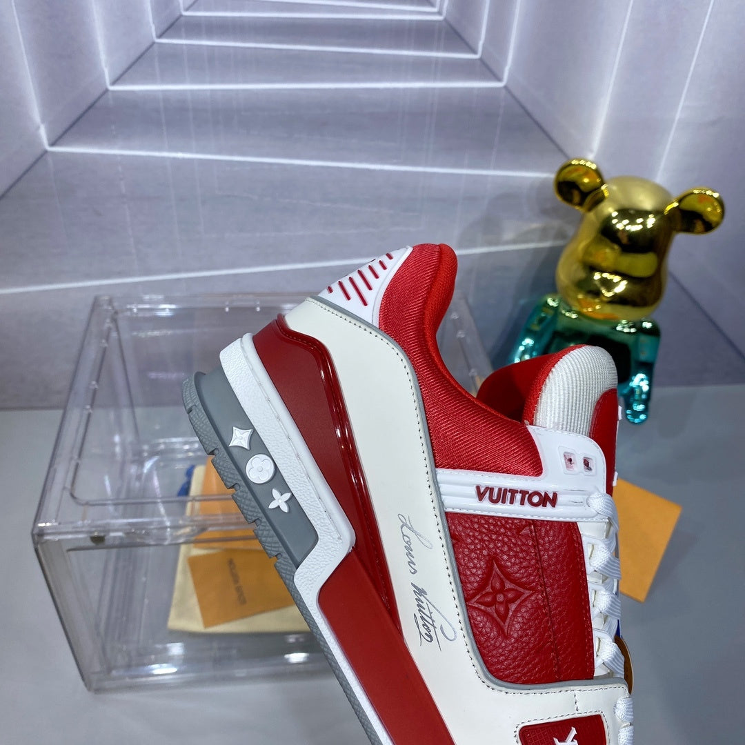 Louis Vuitton LV Trainer Sneaker - Red/White