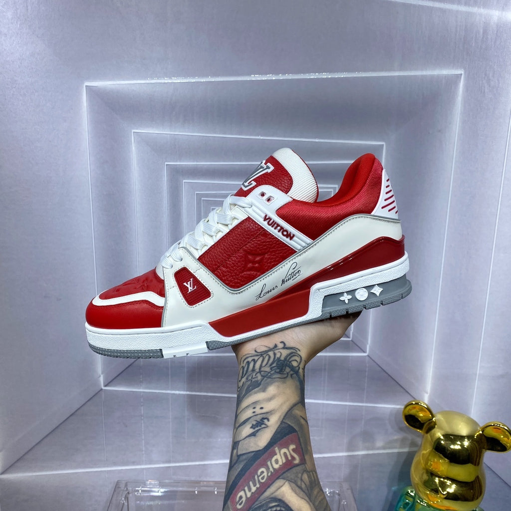 Louis Vuitton LV Trainer Sneaker - Red/White