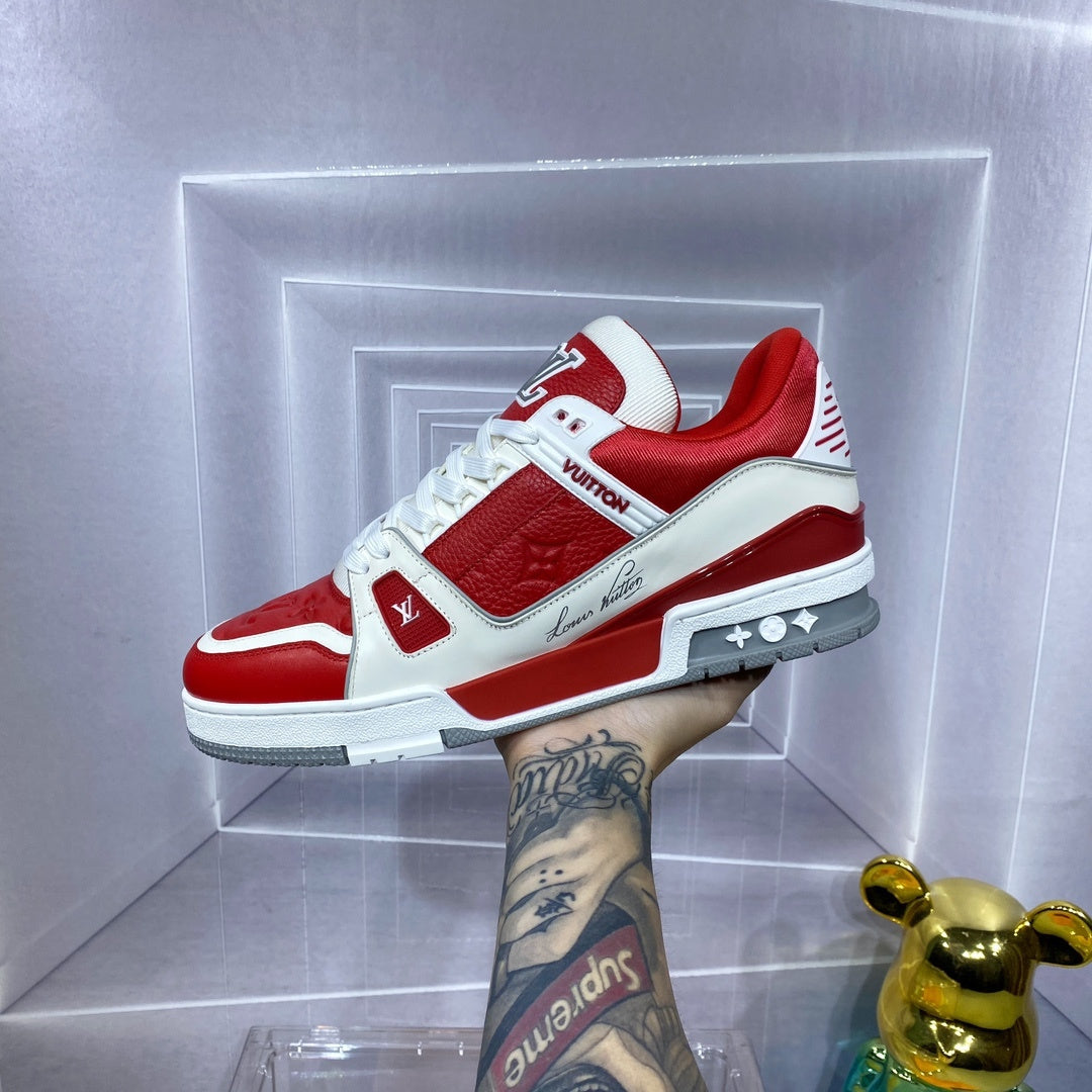 Louis Vuitton LV Trainer Sneaker - Red/White