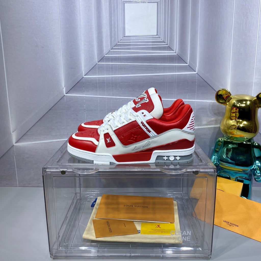 Louis Vuitton LV Trainer Sneaker - Red/White