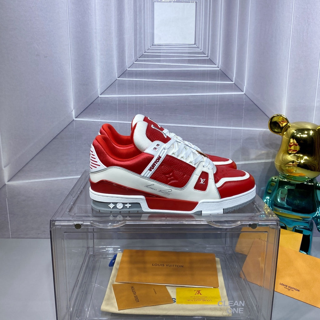 Louis Vuitton LV Trainer Sneaker - Red/White