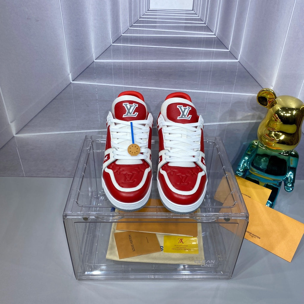 Louis Vuitton LV Trainer Sneaker - Red/White