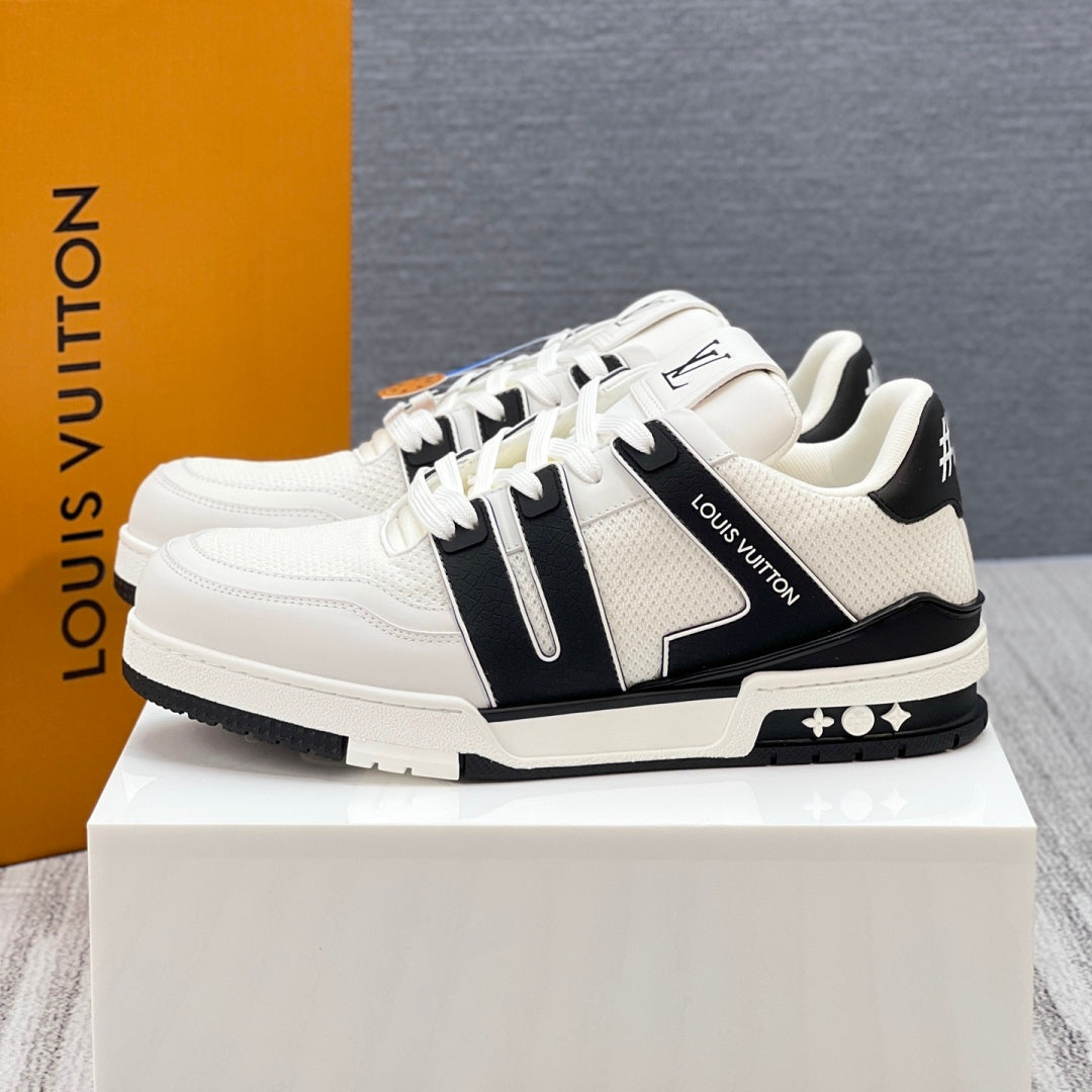 Louis Vuitton LV Trainer Sneaker - White/Black #54